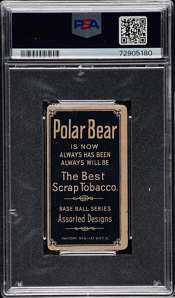 1909-1911 T206 White Border Jack Knight with Bat PSA GOOD 2 - Polar Bear Back