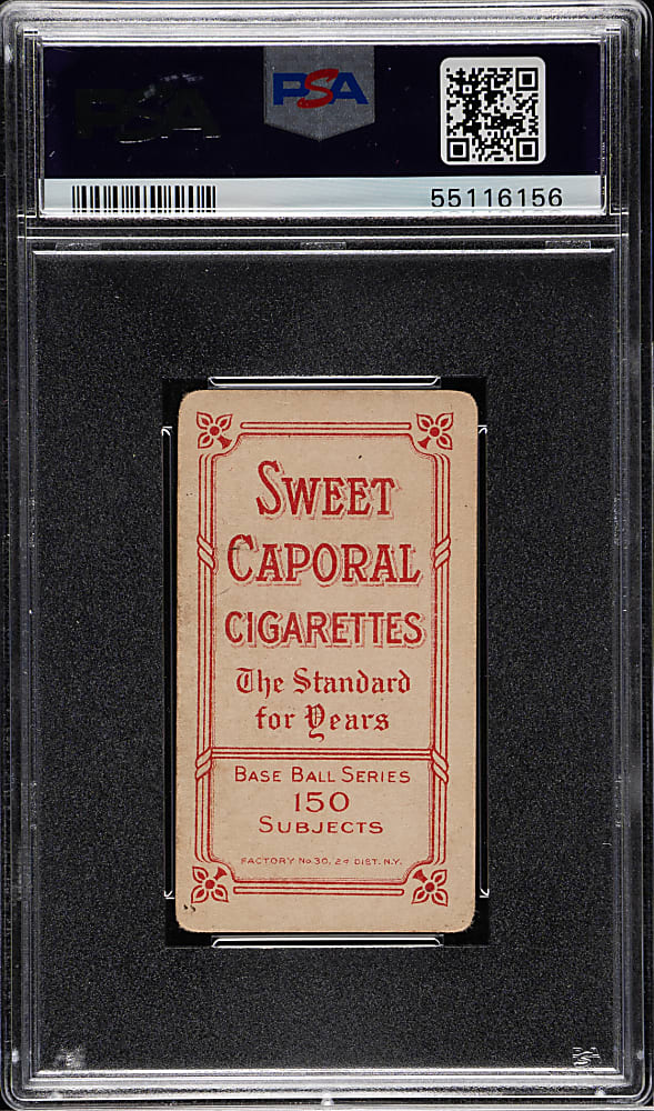 1909-1911 T206 White Border Joe Tinker Hands on Knees PSA FAIR 1.5