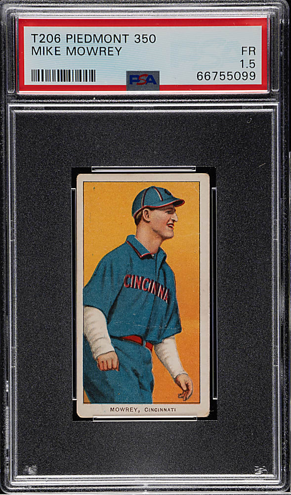 1909-1911 T206 White Border Mike Mowrey PSA FAIR 1.5
