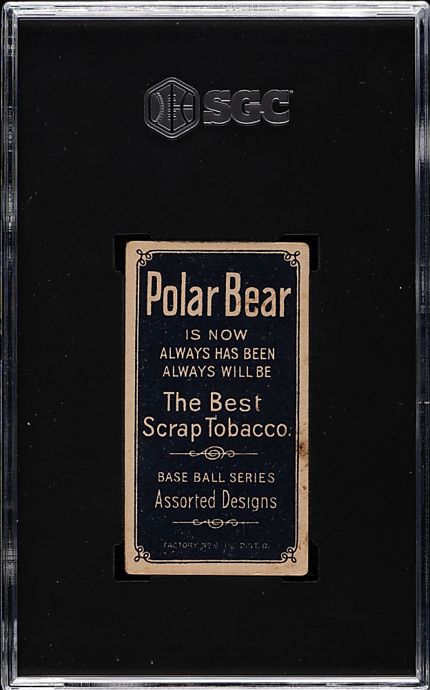 1909-1911 T206 White Border Frank Smith Chicago & Boston SGC VG+ 3.5 - Polar Bear Back