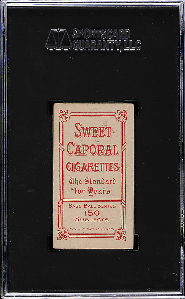 1909-1911 T206 White Border Ed Abbaticchio Brown Sleeves SGC GOOD+ 2.5
