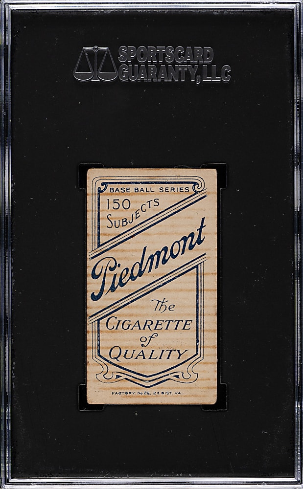 1909-1911 T206 White Border Fred Clarke Holding Bat SGC GOOD 2