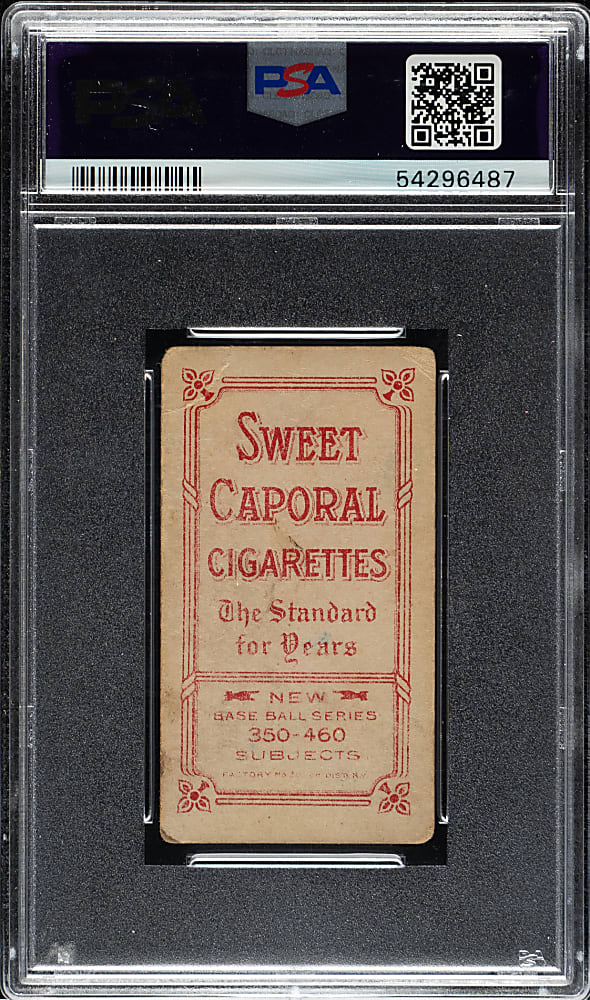 1909-1911 T206 White Border Ty Cobb Portrait Red Background PSA FAIR 1.5