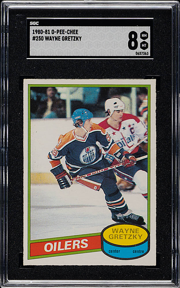 1980-1981 O-Pee-Chee Hockey #250 Wayne Gretzky SGC NM/MT 8