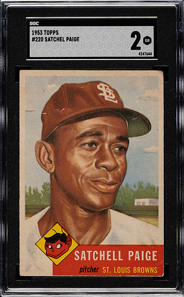 1953 Topps #220 Satchel Paige SGC GOOD 2