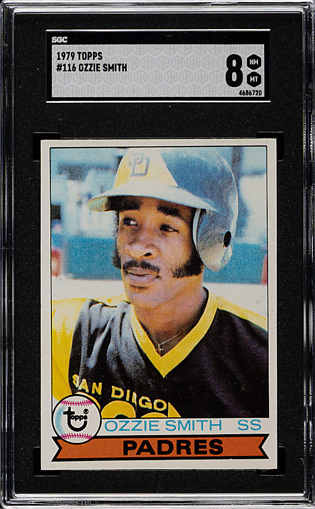 1979 Topps #116 Ozzie Smith Rookie SGC NM/MT 8