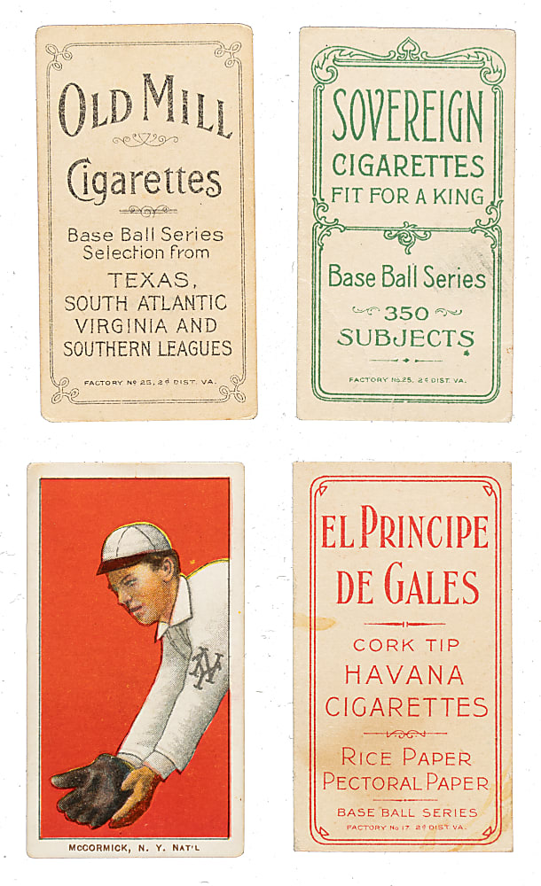 1909-1911 T206 White Border Scarce Back Collection (14)