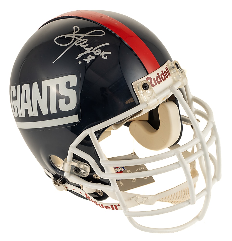 Lawrence Taylor Signed New York Giants Helmet - JSA