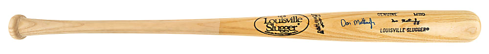 Don Mattingly Signed Bat - JSA