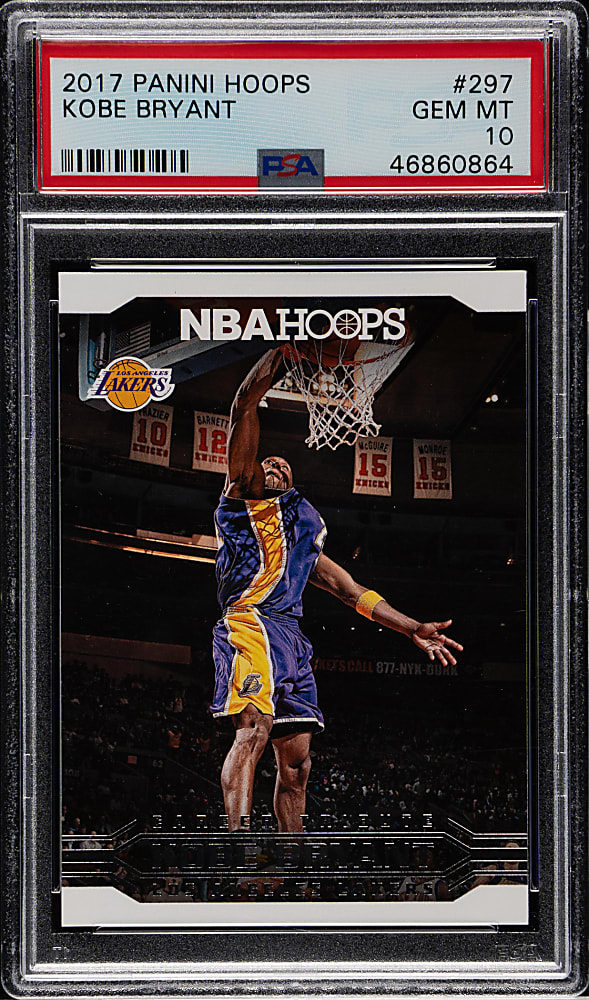 2017-2018 Panini Hoops Basketball #297 Kobe Bryant PSA GEM MINT 10
