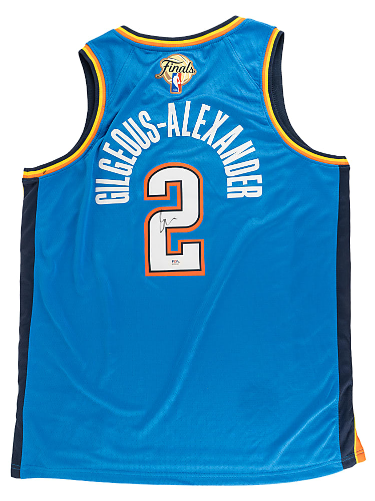 Shai Gilgeous-Alexander Signed Oklahoma City Thunder Jersey - PSA/DNA
