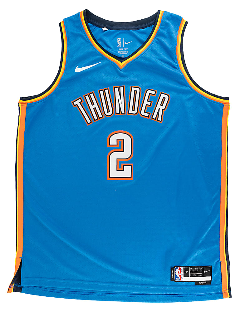 Shai Gilgeous-Alexander Signed Oklahoma City Thunder Jersey - PSA/DNA