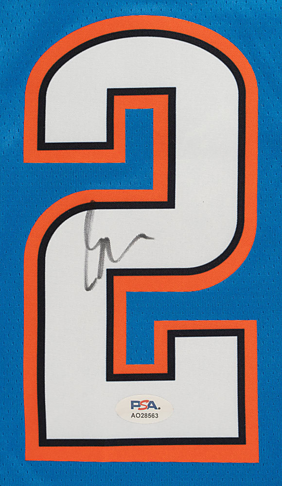 Shai Gilgeous-Alexander Signed Oklahoma City Thunder Jersey - PSA/DNA