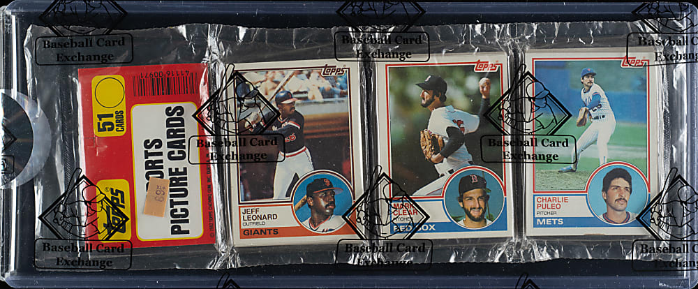 1983 Topps Unopened Rack Pack - Ryne Sandberg Rookie on Back - BBCE