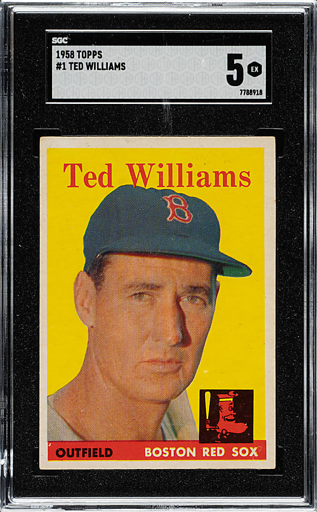 1958 Topps #1 Ted Williams SGC EX 5