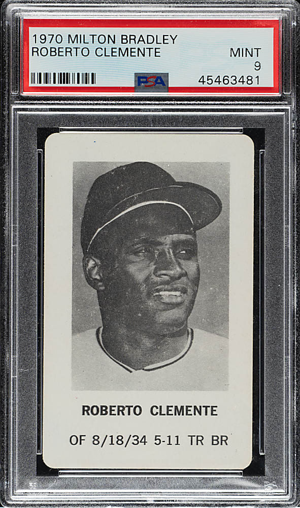 1970 Milton Bradley Roberto Clemente PSA MINT 9