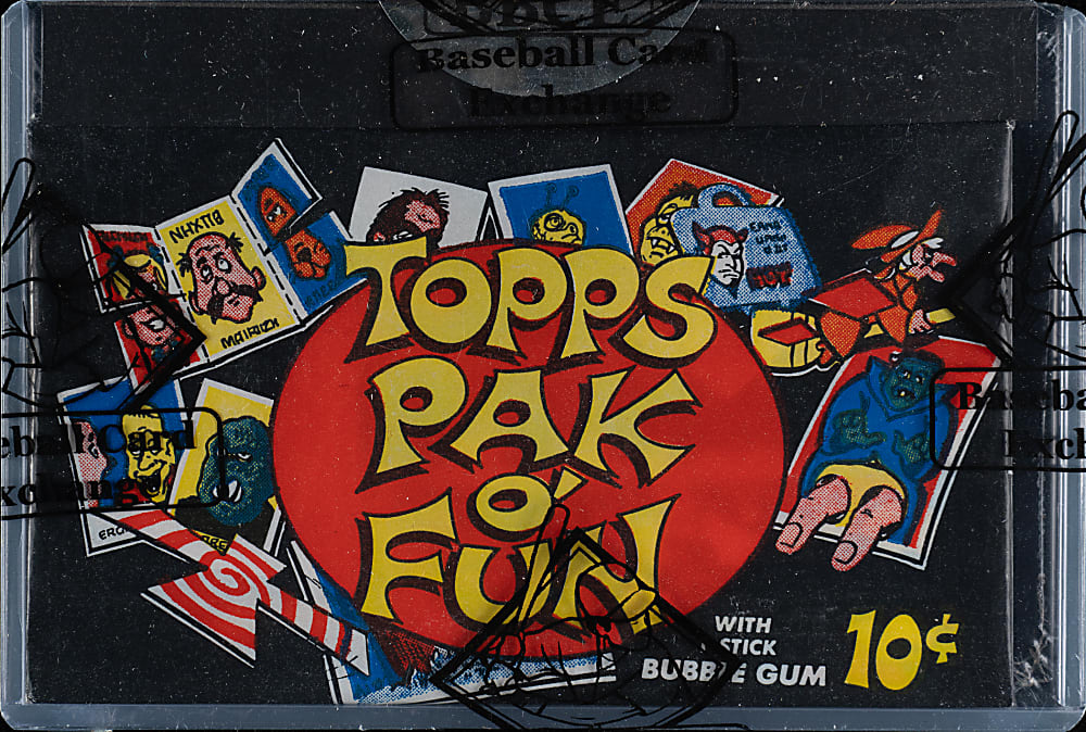 1969 Topps "Pak O' Fun" Unopened Wax Pack - BBCE