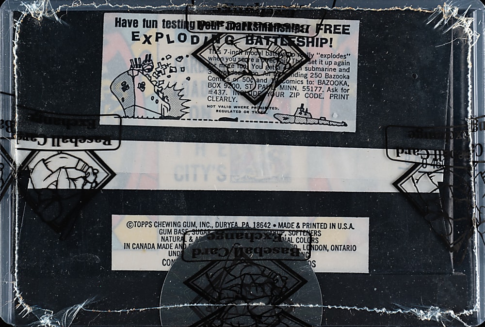 1969 Topps "Pak O' Fun" Unopened Wax Pack - BBCE