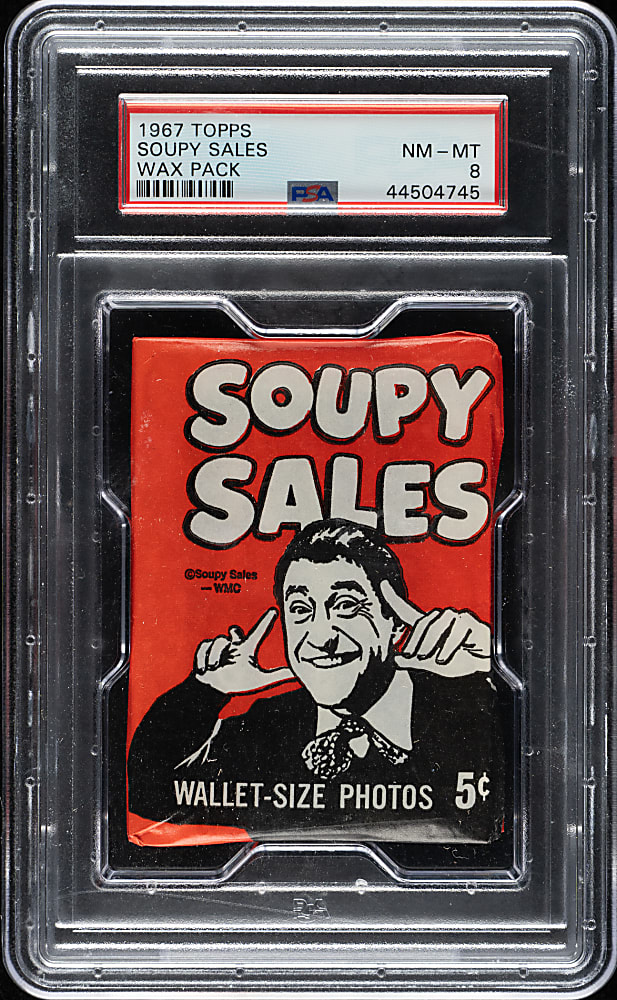 1965 Topps "Soupy Sales" Unopened Wax Pack PSA NM-MT 8