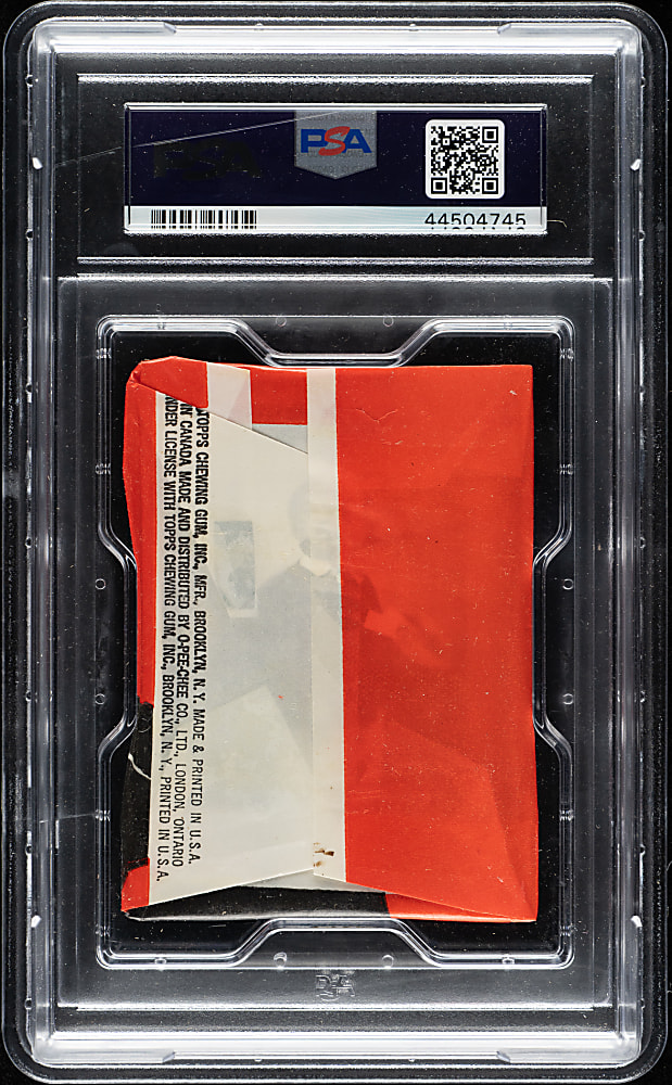 1965 Topps "Soupy Sales" Unopened Wax Pack PSA NM-MT 8
