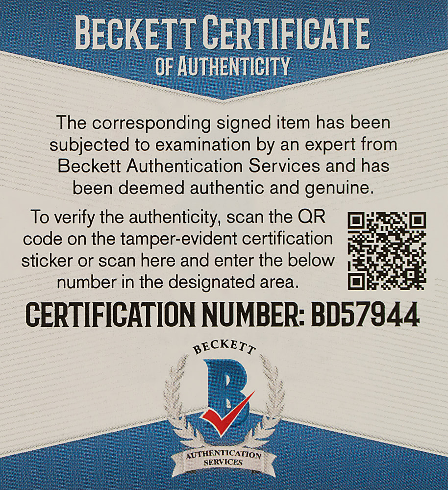Freddie Freeman Single-Signed 2018 Spring Training Baseball - Beckett