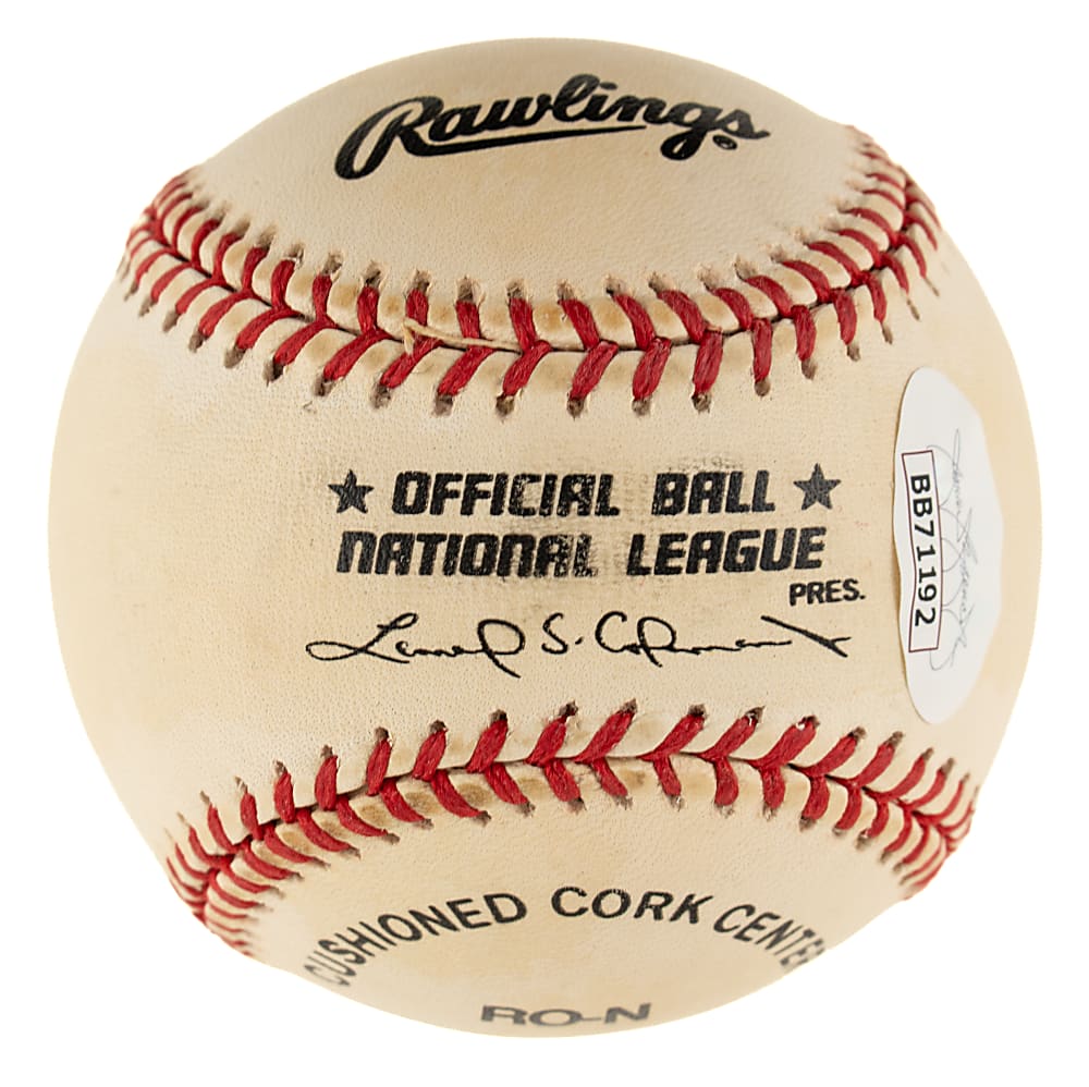 Vada Pinson Single-Signed Baseball - JSA
