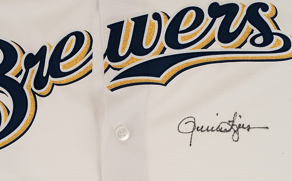 Rollie Fingers Signed Milwaukee Brewers Jersey - JSA