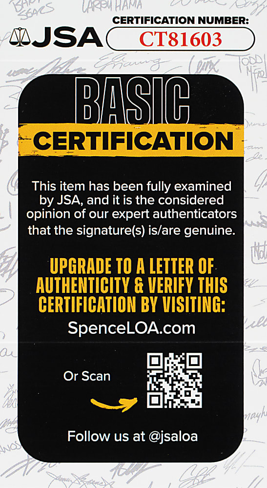 Joe Wood Signed Magazine Page Pair - JSA