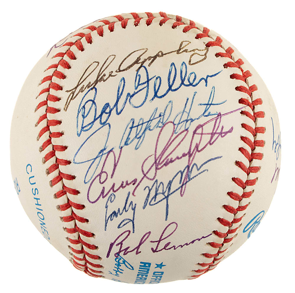 Hall of Fame Multi-Signed Baseball with Al Kaline, Harmon Killebrew, and Early Wynn