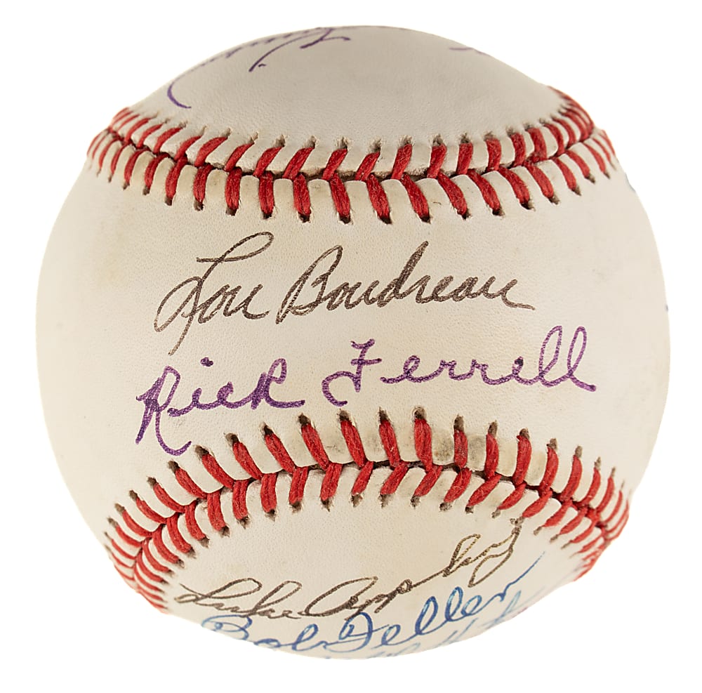 Hall of Fame Multi-Signed Baseball with Al Kaline, Harmon Killebrew, and Early Wynn