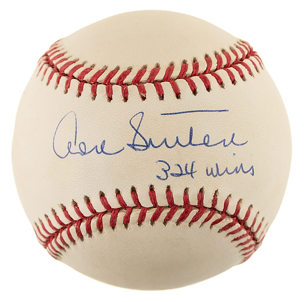Don Sutton Single-Signed Baseball with "324 Wins" Inscription - PSA/DNA