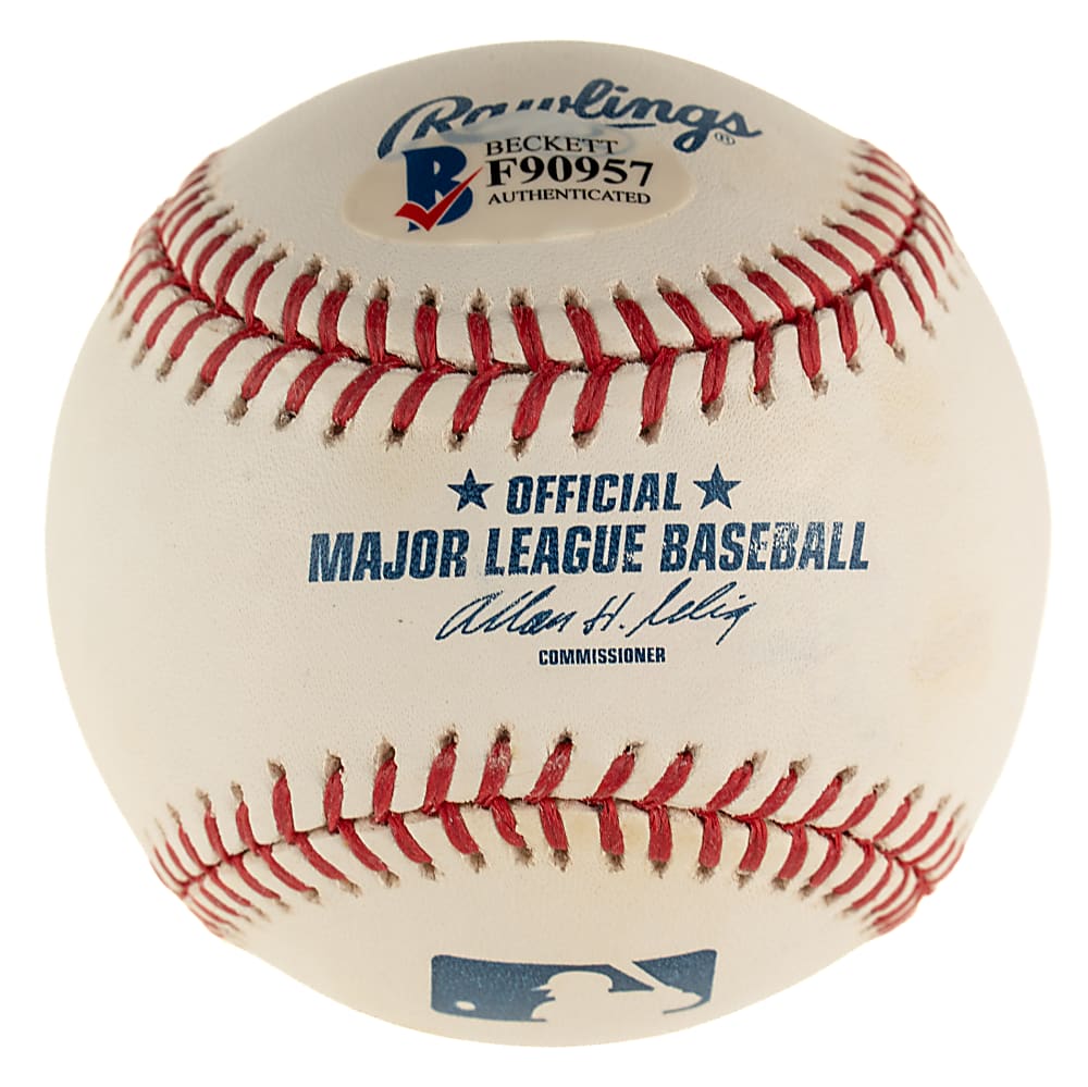 John Smoltz Single-Signed Baseball with "3000K" Inscription - Beckett