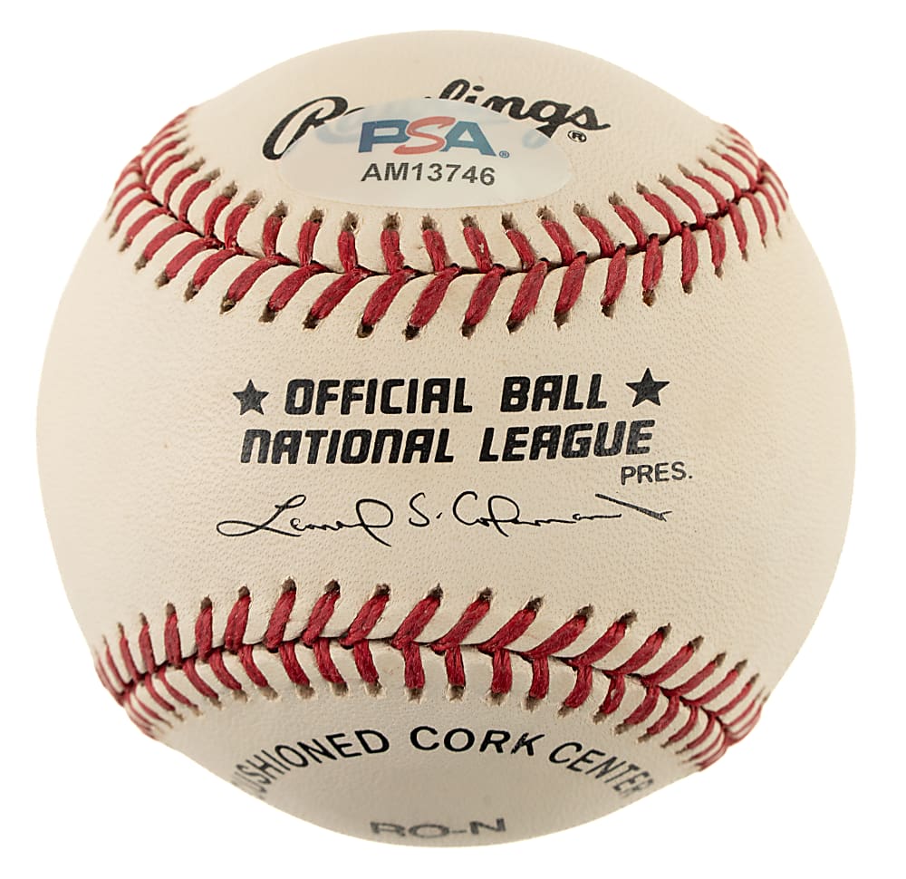 Steve "Lefty" Carlton Single-Signed Baseball - PSA/DNA