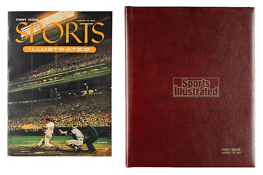 1954 Sports Illustrated Issue #1 with Original Binder and Certificate