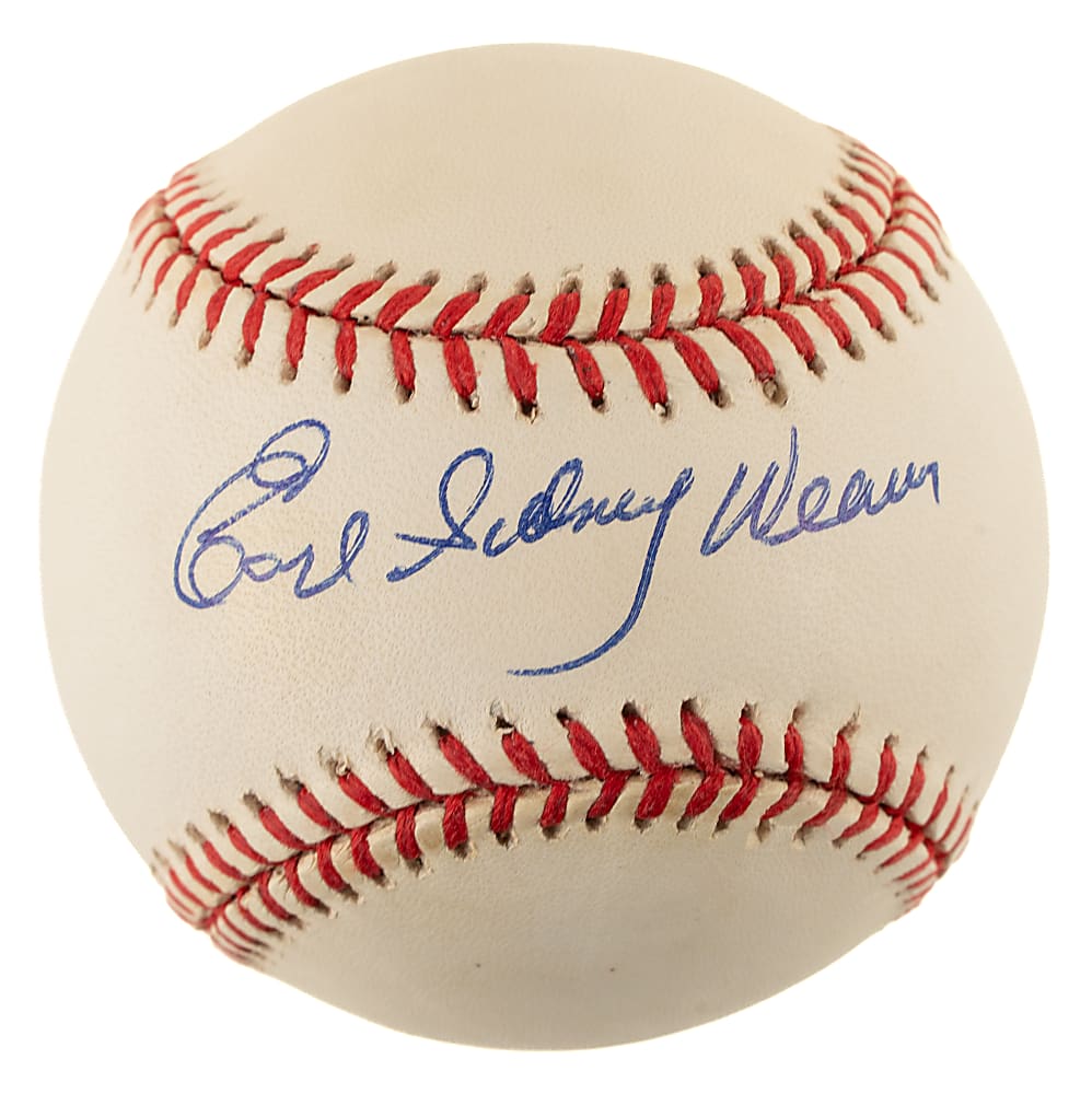 "Earl Sidney Weaver" Full-Name Single-Signed Baseball - PSA/DNA