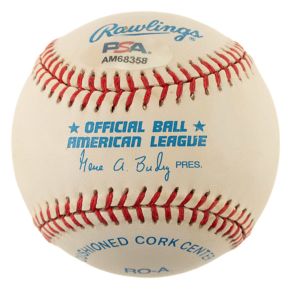 "Earl Sidney Weaver" Full-Name Single-Signed Baseball - PSA/DNA