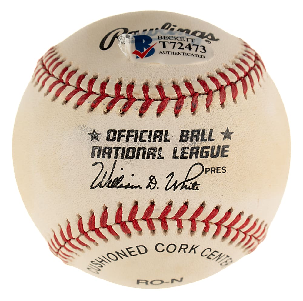 Phil Niekro Single-Signed Baseball with "318 Wins" Inscription - Beckett
