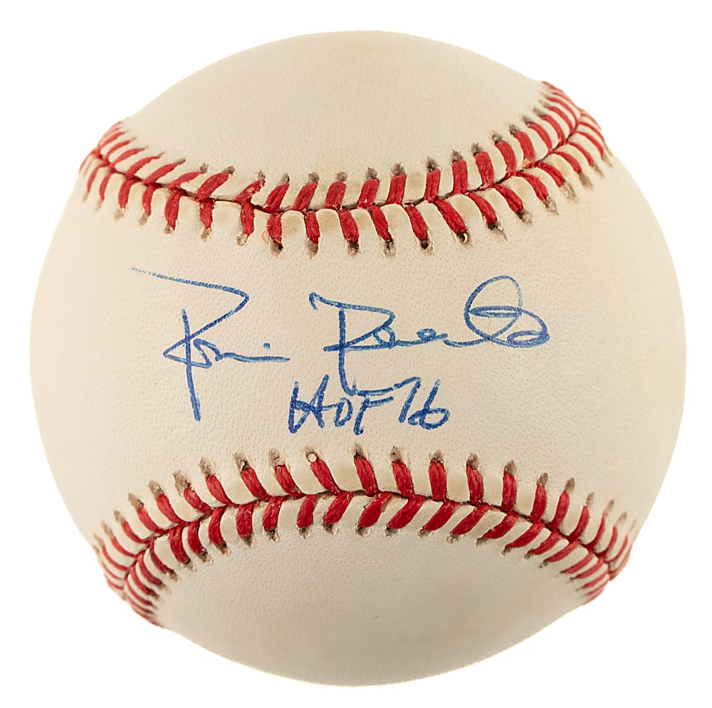 Robin Roberts Single-Signed Baseball with "HOF 76" Inscription - PSA/DNA