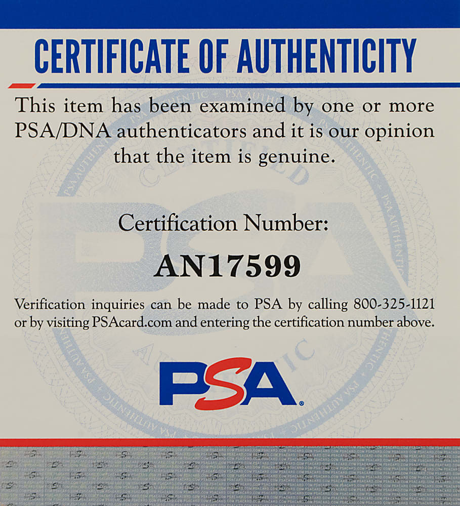 Robin Roberts Single-Signed Baseball with "HOF 76" Inscription - PSA/DNA