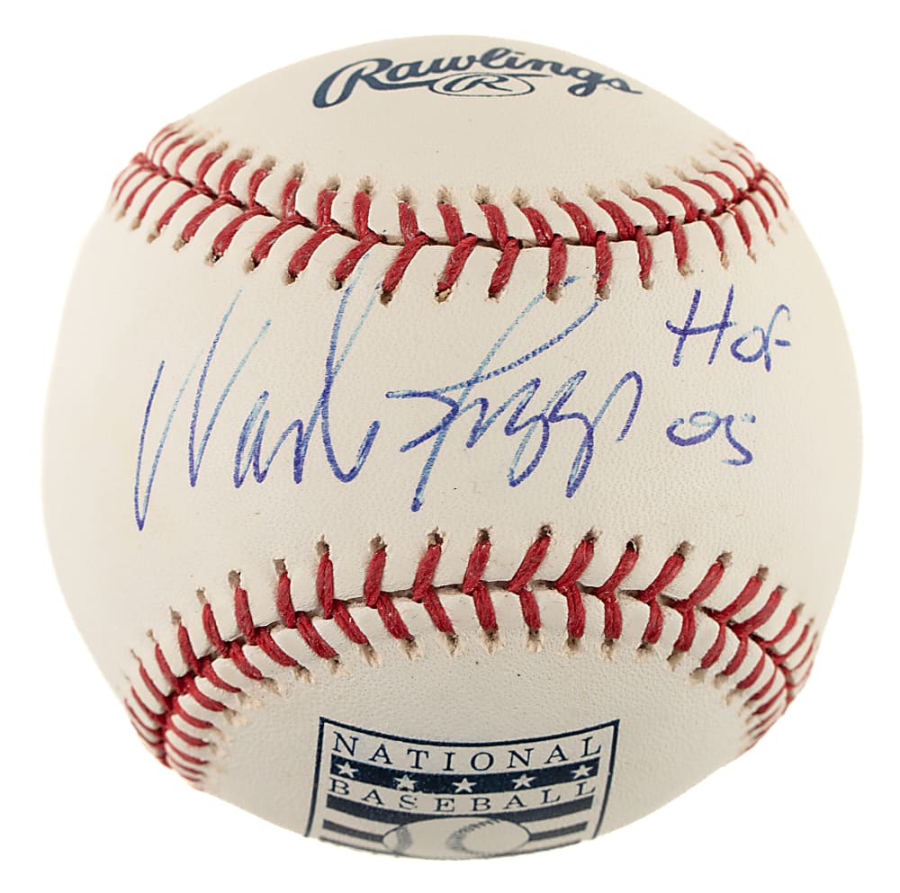 Wade Boggs Single-Signed Baseball with "HOF 05" Inscription - JSA
