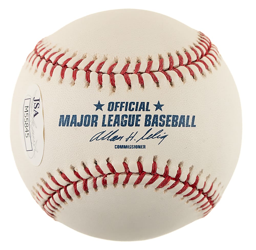 Wade Boggs Single-Signed Baseball with "HOF 05" Inscription - JSA