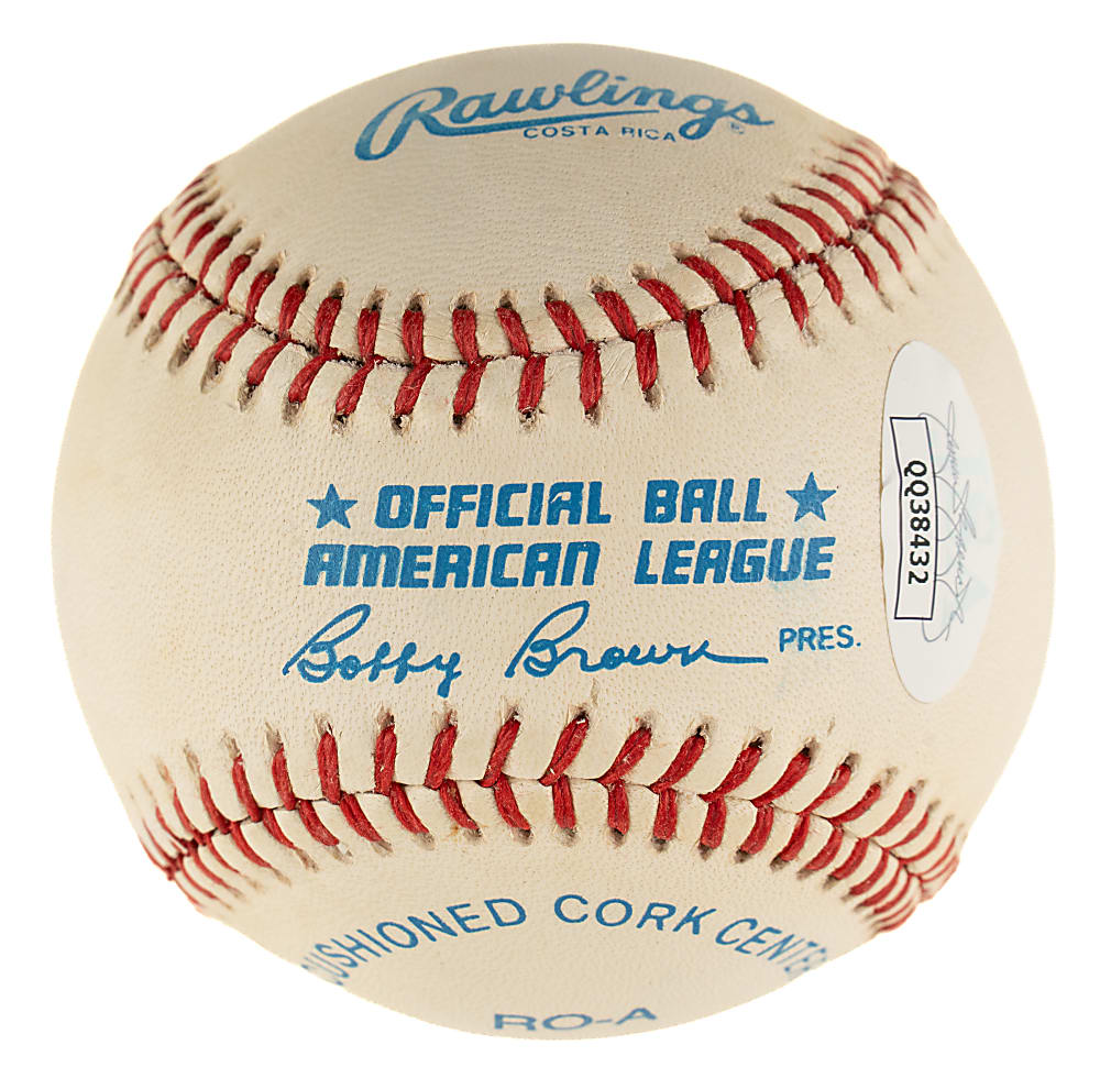 Johnny Mize Single-Signed Baseball - JSA