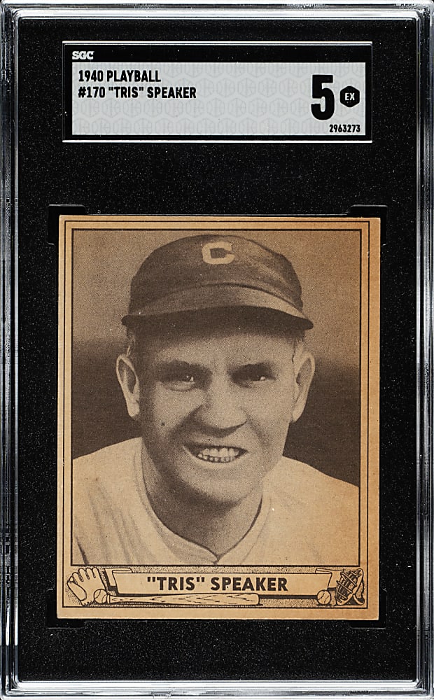1940 R335 Play Ball #170 Tris Speaker SGC EX 5