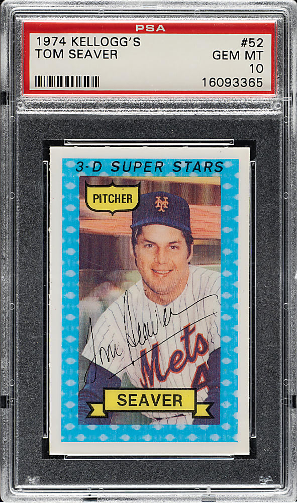 1974 Kellogg's #52 Tom Seaver PSA GEM MINT 10