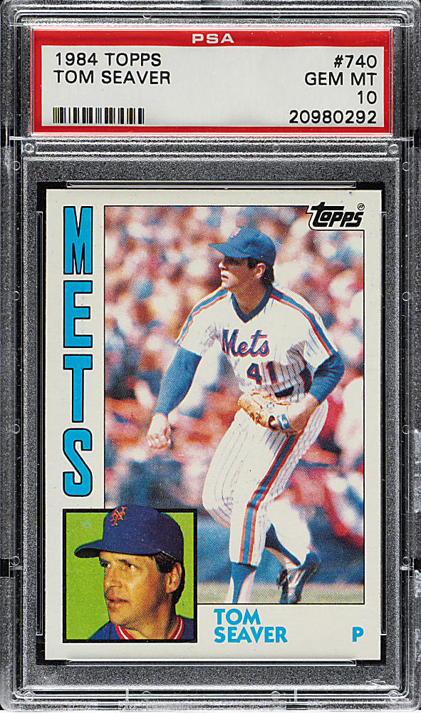 1984 Topps #740 Tom Seaver PSA GEM MINT 10
