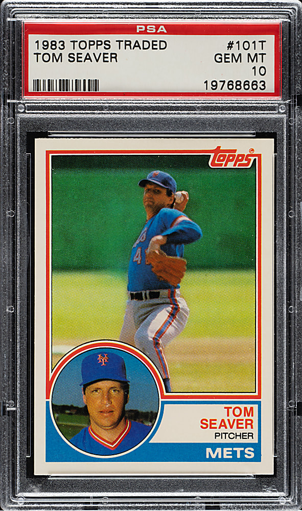 1983 Topps Traded #101T Tom Seaver PSA GEM MINT 10