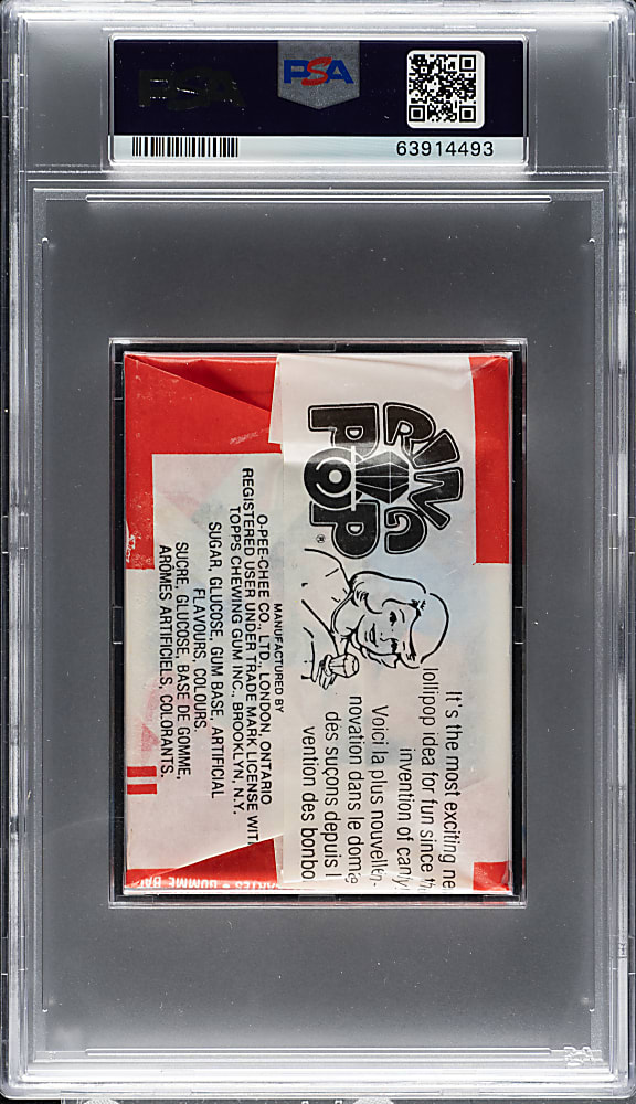1985 O-Pee-Chee "WWF Pro Wrestling Stars" Second Series Unopened Wax Pack PSA NM-MT 8
