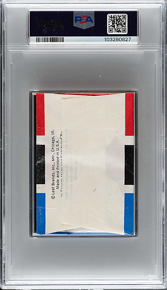 1965 Leaf "What's My Job" Unopened Wax Pack PSA NM-MT 8