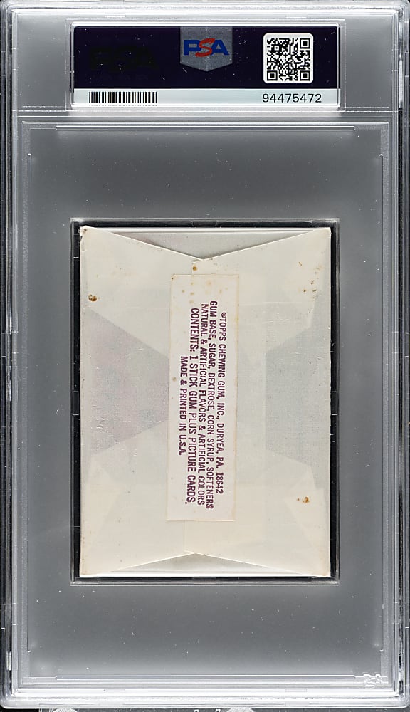 1975 Topps Test "Shock Theater" Unopened Wax Pack PSA NM-MT 8
