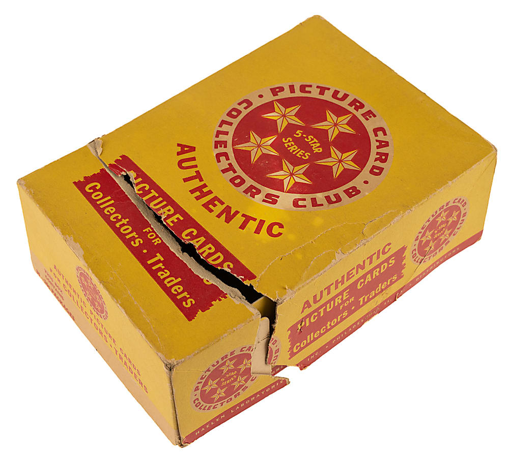 1953 Bowman "TV & Radio Stars" and "Power For Peace" Display Box